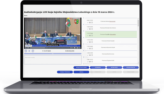 Samorządowy Edytor Audiodeskrypcji